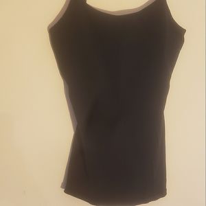 Black tank top built in bra